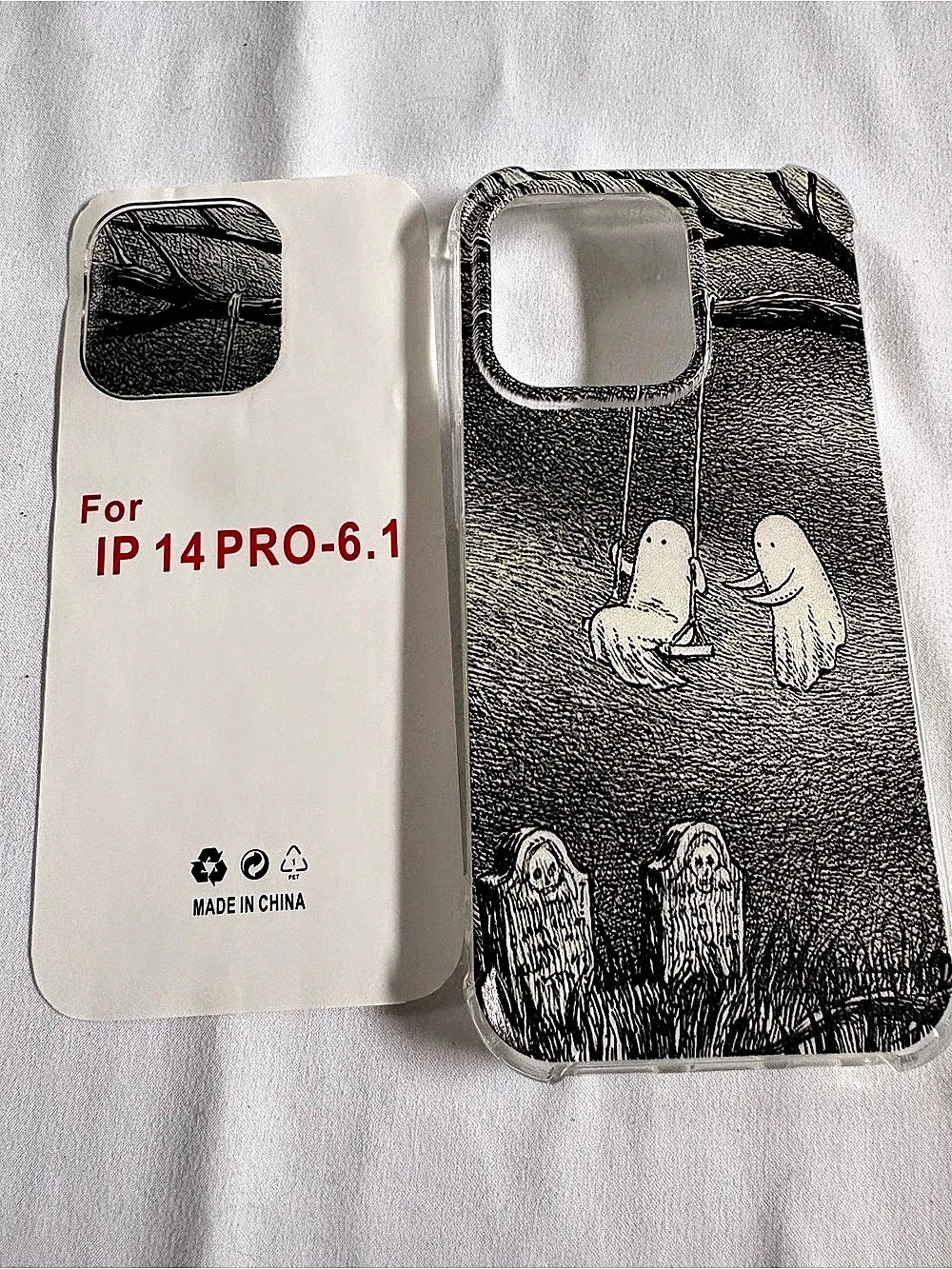 Black & White iPhone 14 Pro Case